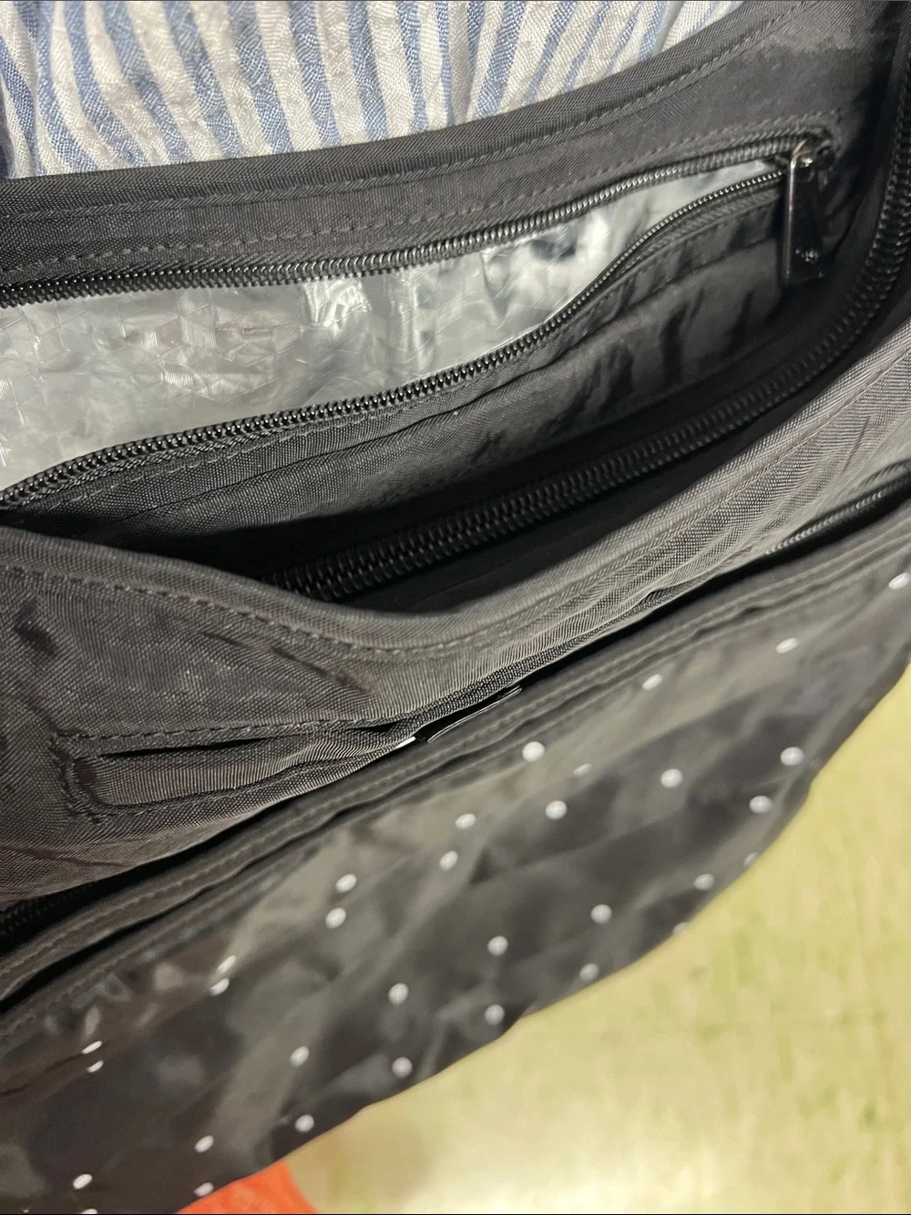 lug Black Polka Dot travel Bag